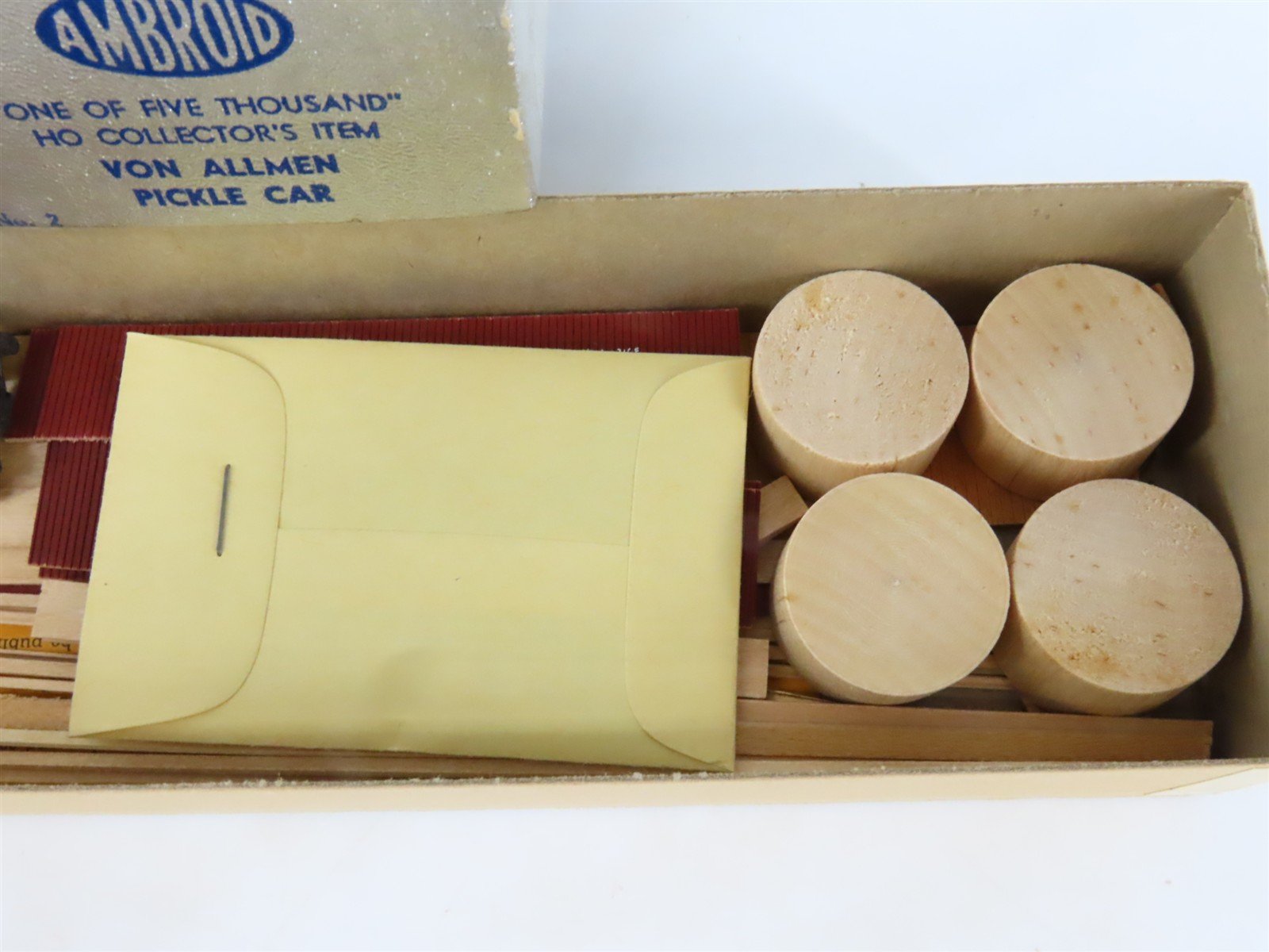 HO Scale Ambroid Kit No. 2 GATX Louisville Kentucky Von Allmen Pickle Car #1254