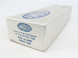 HO Scale Ambroid Kit No. 2 GATX Louisville Kentucky Von Allmen Pickle Car #1254