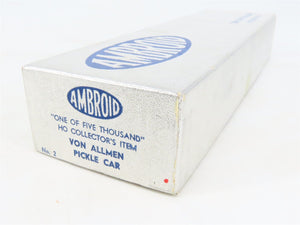HO Scale Ambroid Kit No. 2 GATX Louisville Kentucky Von Allmen Pickle Car #1254
