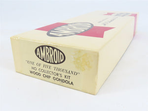 HO Scale Ambroid Kit SP Southern Pacific Railroad Wood Chip Gondola