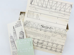 HO Scale Ambroid Kit SP Southern Pacific Railroad Wood Chip Gondola