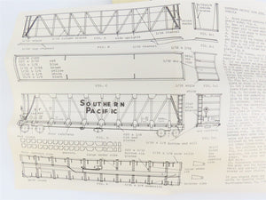 HO Scale Ambroid Kit SP Southern Pacific Railroad Wood Chip Gondola