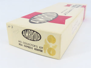 HO Scale Ambroid Kit REX REA Railway Express Agency Reefer