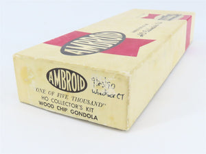 HO Scale Ambroid Kit SP Southern Pacific Railroad Wood Chip Gondola
