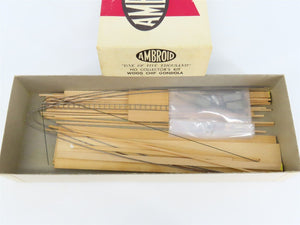 HO Scale Ambroid Kit SP Southern Pacific Railroad Wood Chip Gondola