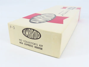 HO Scale Ambroid Kit REX REA Railway Express Agency Reefer