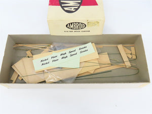 HO Scale Ambroid Kit H-10 NKP Nickel Plate Road Wood Caboose