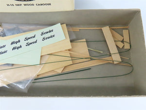 HO Scale Ambroid Kit H-10 NKP Nickel Plate Road Wood Caboose