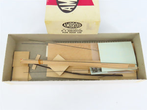 HO Scale Ambroid Kit H-4 CB&Q Burlington Route Plug Door Box Car