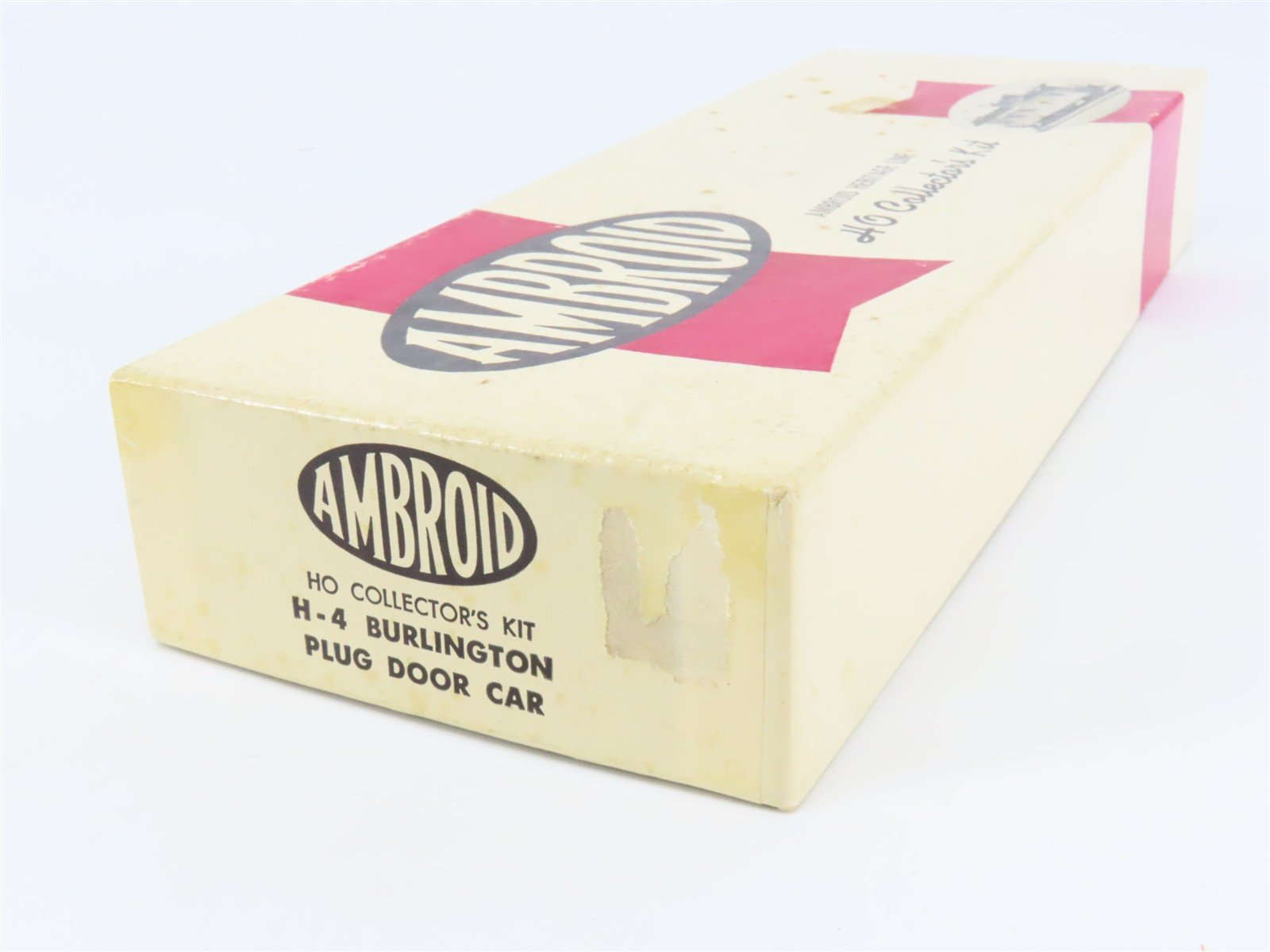 HO Scale Ambroid Kit H-4 CB&Q Burlington Route Plug Door Box Car
