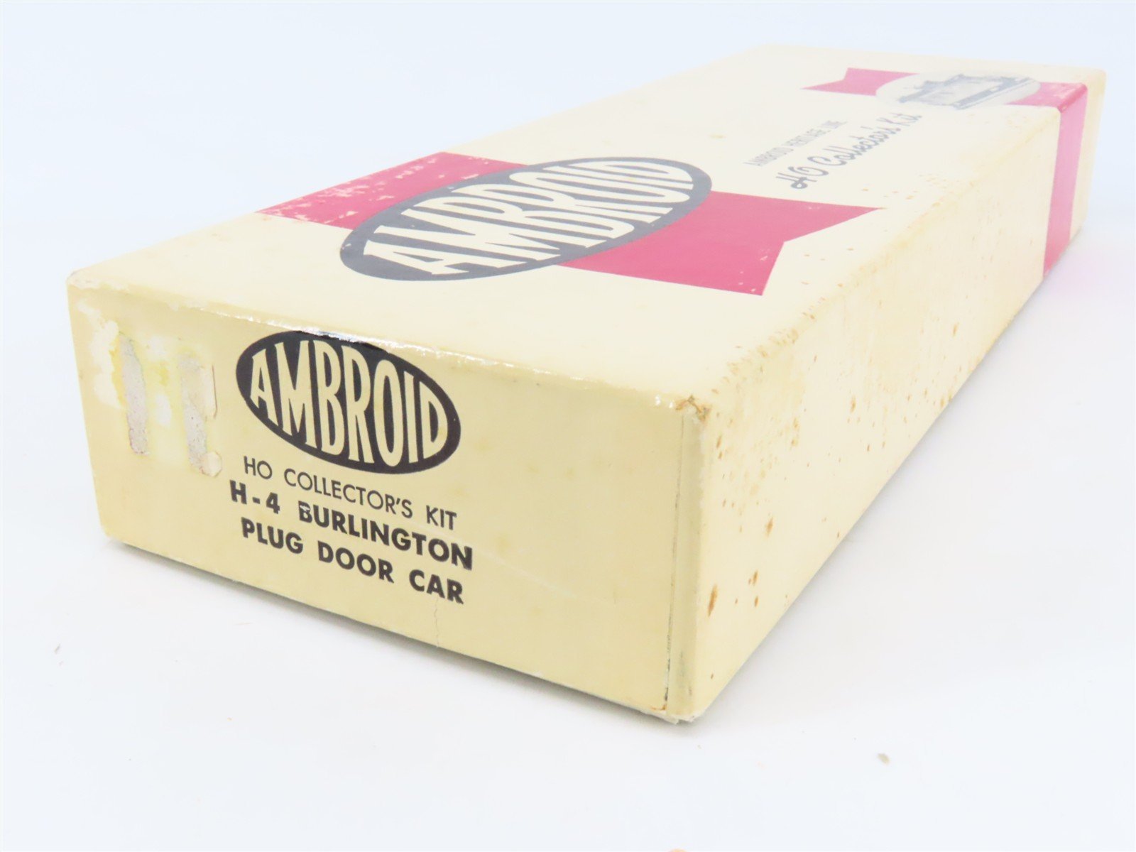 HO Scale Ambroid Kit H-4 CB&Q Burlington Route Plug Door Box Car