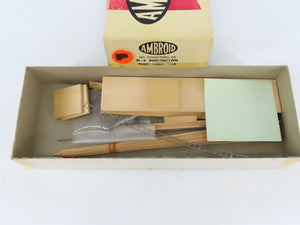 HO Scale Ambroid Kit H-4 CB&Q Burlington Route Plug Door Box Car