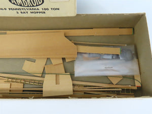 HO Scale Ambroid Kit H-9 PRR Pennsylvania Railroad 3-Bay Open Hopper
