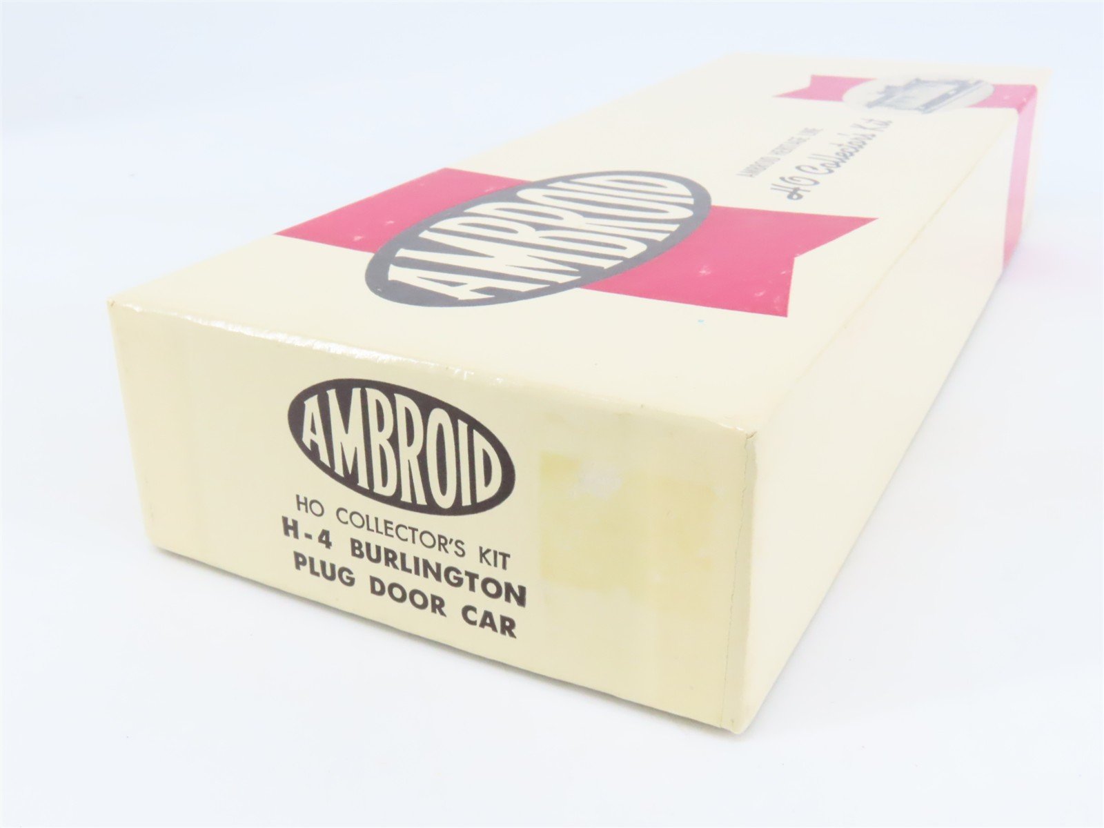 HO Scale Ambroid Kit H-4 CB&Q Burlington Route Plug Door Box Car
