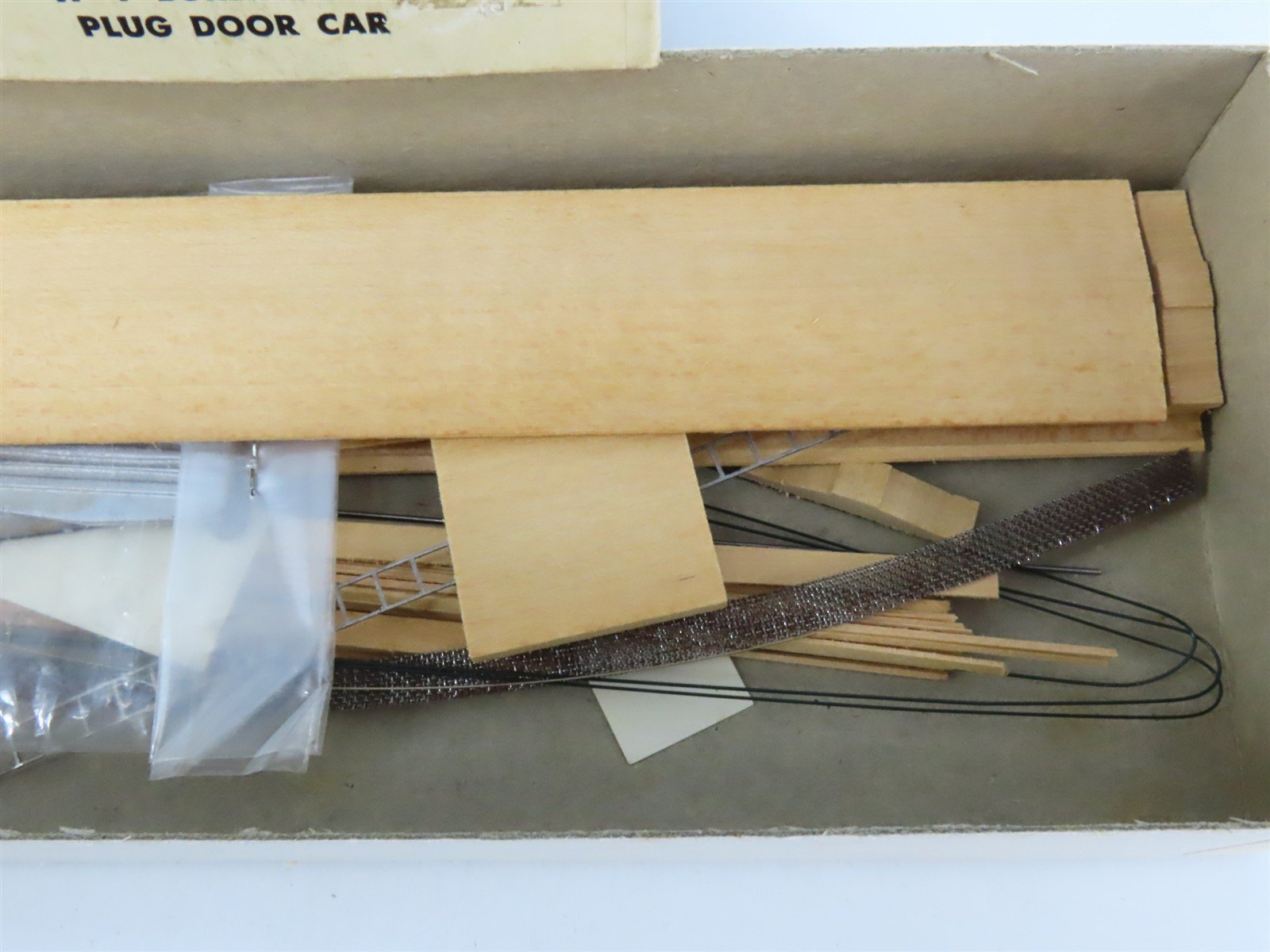 HO Scale Ambroid Kit H-4 CB&Q Burlington Route Plug Door Box Car