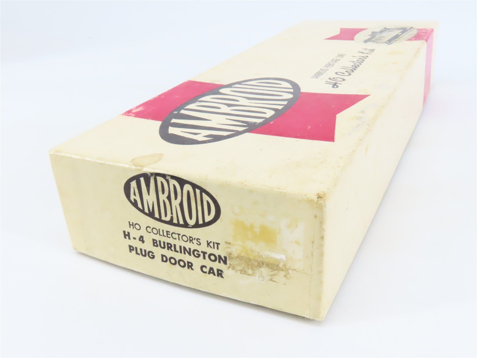 HO Scale Ambroid Kit H-4 CB&Q Burlington Route Plug Door Box Car
