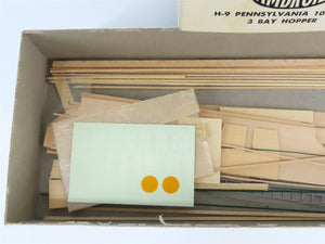 HO Scale Ambroid Kit H-9 PRR Pennsylvania Railroad 3-Bay Open Hopper