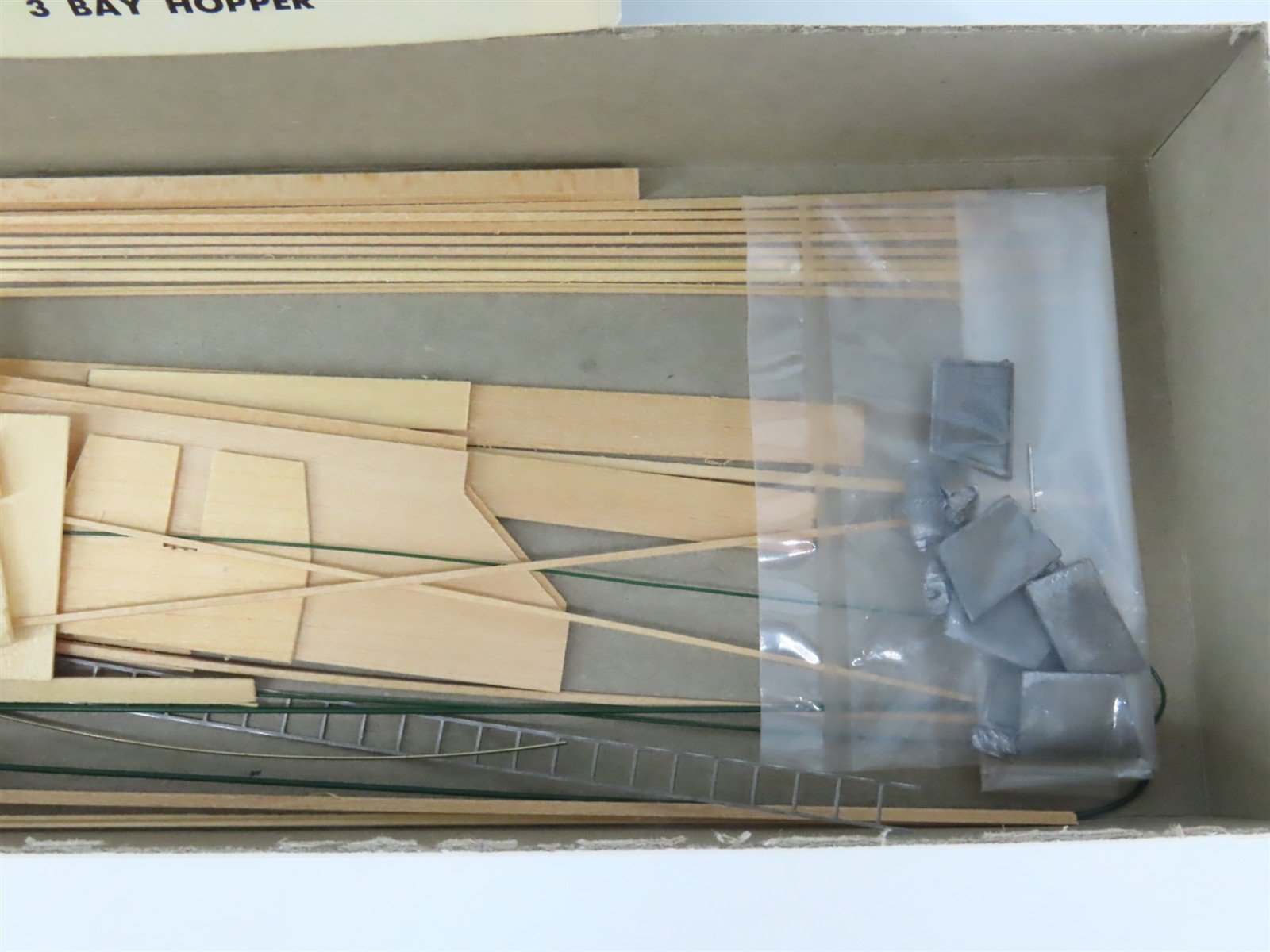 HO Scale Ambroid Kit H-9 PRR Pennsylvania Railroad 3-Bay Open Hopper