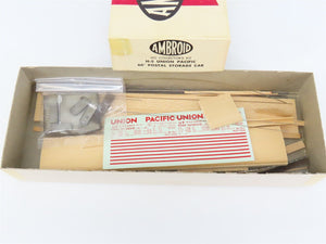 HO Scale Ambroid Kit H-5 UP Union Pacific Railroad 60' Postal Storage Box Car