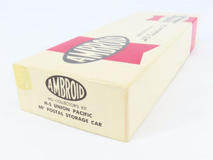 HO Scale Ambroid Kit H-5 UP Union Pacific Railroad 60' Postal Storage Box Car