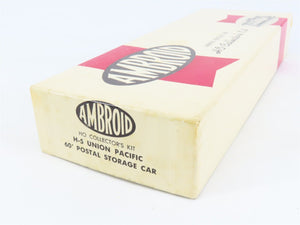 HO Scale Ambroid Kit H-5 UP Union Pacific Railroad 60' Postal Storage Box Car