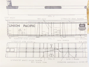 HO Scale Ambroid Kit H-5 UP Union Pacific Railroad 60' Postal Storage Box Car
