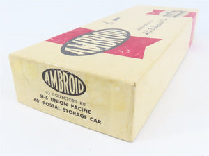 HO Scale Ambroid Kit H-5 UP Union Pacific Railroad 60' Postal Storage Box Car