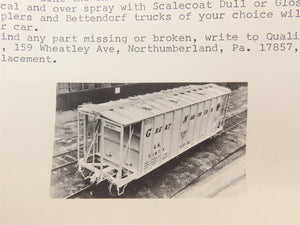 HO Scale Ambroid Kit H-11 GN Great Northern Railway Airslide Hopper