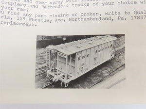 HO Scale Ambroid Kit H-11 GN Great Northern Railway Airslide Hopper