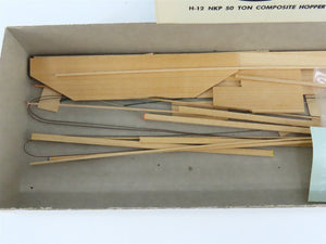 HO Scale Ambroid Kit H-12 NKP Nickel Plate Road 50-Ton Composite Hopper