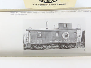 HO Scale Ambroid Kit H-13 NP Northern Pacific Railway Caboose