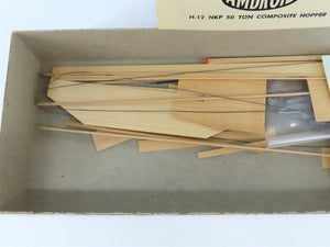 HO Scale Ambroid Kit H-12 NKP Nickel Plate Road 50-Ton Composite Hopper