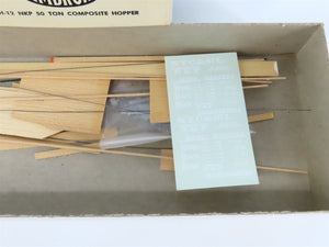 HO Scale Ambroid Kit H-12 NKP Nickel Plate Road 50-Ton Composite Hopper