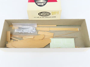 HO Scale Ambroid Kit H-12 NKP Nickel Plate Road 50-Ton Composite Hopper