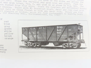 HO Scale Ambroid Kit H-12 NKP Nickel Plate Road 50-Ton Composite Hopper