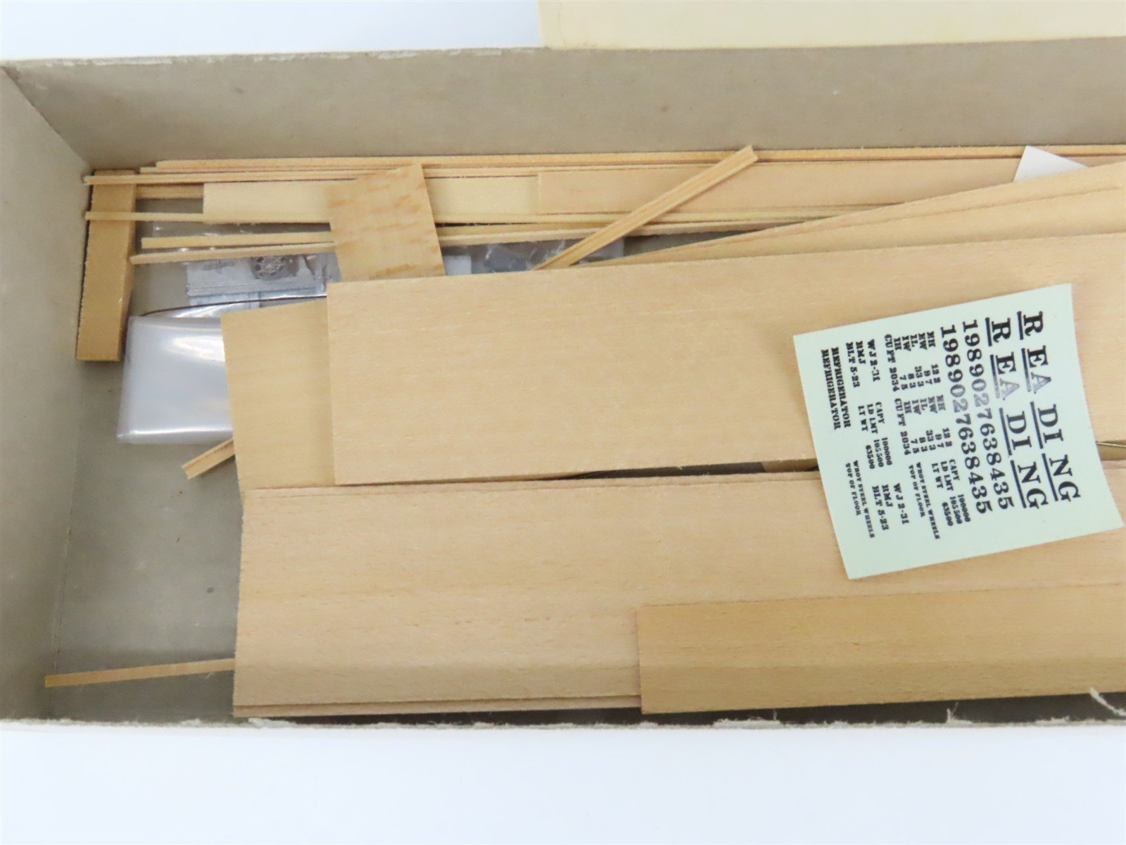 HO Scale Ambroid Kit H-14 RDG Reading Railroad Outside Braced Reefer
