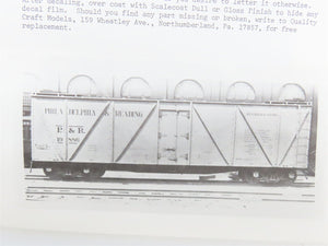 HO Scale Ambroid Kit H-14 RDG Reading Railroad Outside Braced Reefer