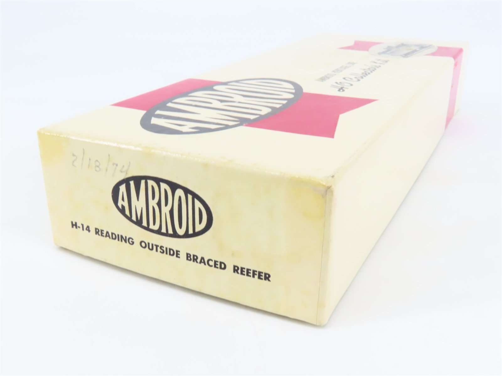 HO Scale Ambroid Kit H-14 RDG Reading Railroad Outside Braced Reefer