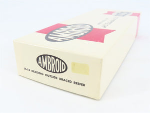 HO Scale Ambroid Kit H-14 RDG Reading Railroad Outside Braced Reefer