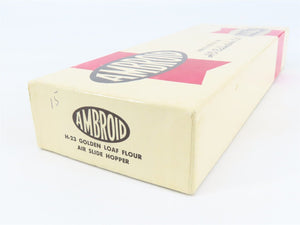 HO Scale Ambroid Kit H-23 GACX Golden Loaf Flour Air Slide Hopper #44491