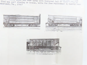 HO Scale Ambroid Kit H-17 ERIE-Susquehanna 50-Ton 3-Bay Hopper