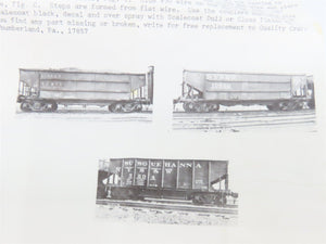 HO Scale Ambroid Kit H-17 ERIE-Susquehanna 50-Ton 3-Bay Hopper