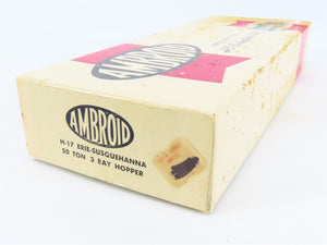 HO Scale Ambroid Kit H-17 ERIE-Susquehanna 50-Ton 3-Bay Hopper