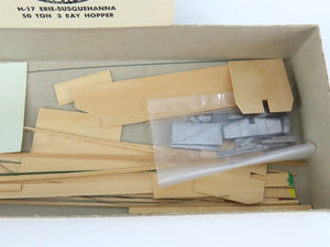 HO Scale Ambroid Kit H-17 ERIE-Susquehanna 50-Ton 3-Bay Hopper