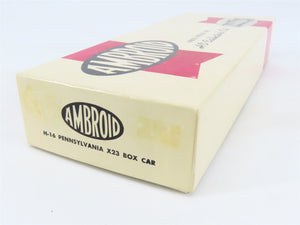 HO Scale Ambroid Kit H-16 PRR Pennsylvania Railroad X23 Box Car
