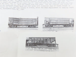 HO Scale Ambroid Kit H-17 ERIE-Susquehanna 50-Ton 3-Bay Hopper