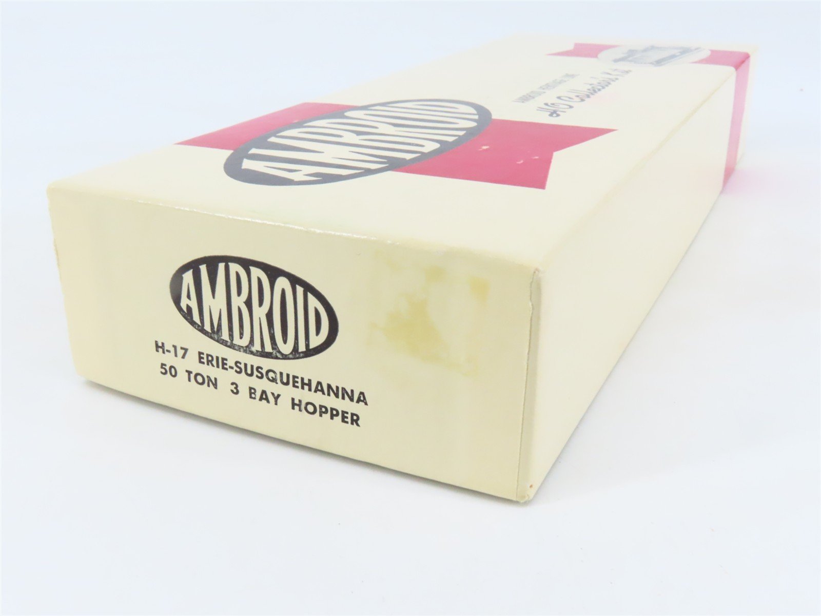 HO Scale Ambroid Kit H-17 ERIE-Susquehanna 50-Ton 3-Bay Hopper