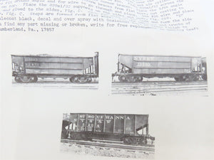 HO Scale Ambroid Kit H-17 ERIE-Susquehanna 50-Ton 3-Bay Hopper