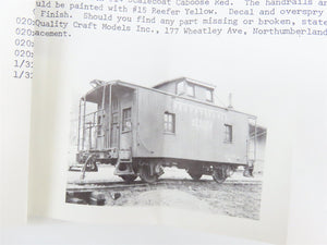 HO Scale Ambroid Kit H-20 PRR Pennsylvania Railroad 4 or 8 Wheel Caboose
