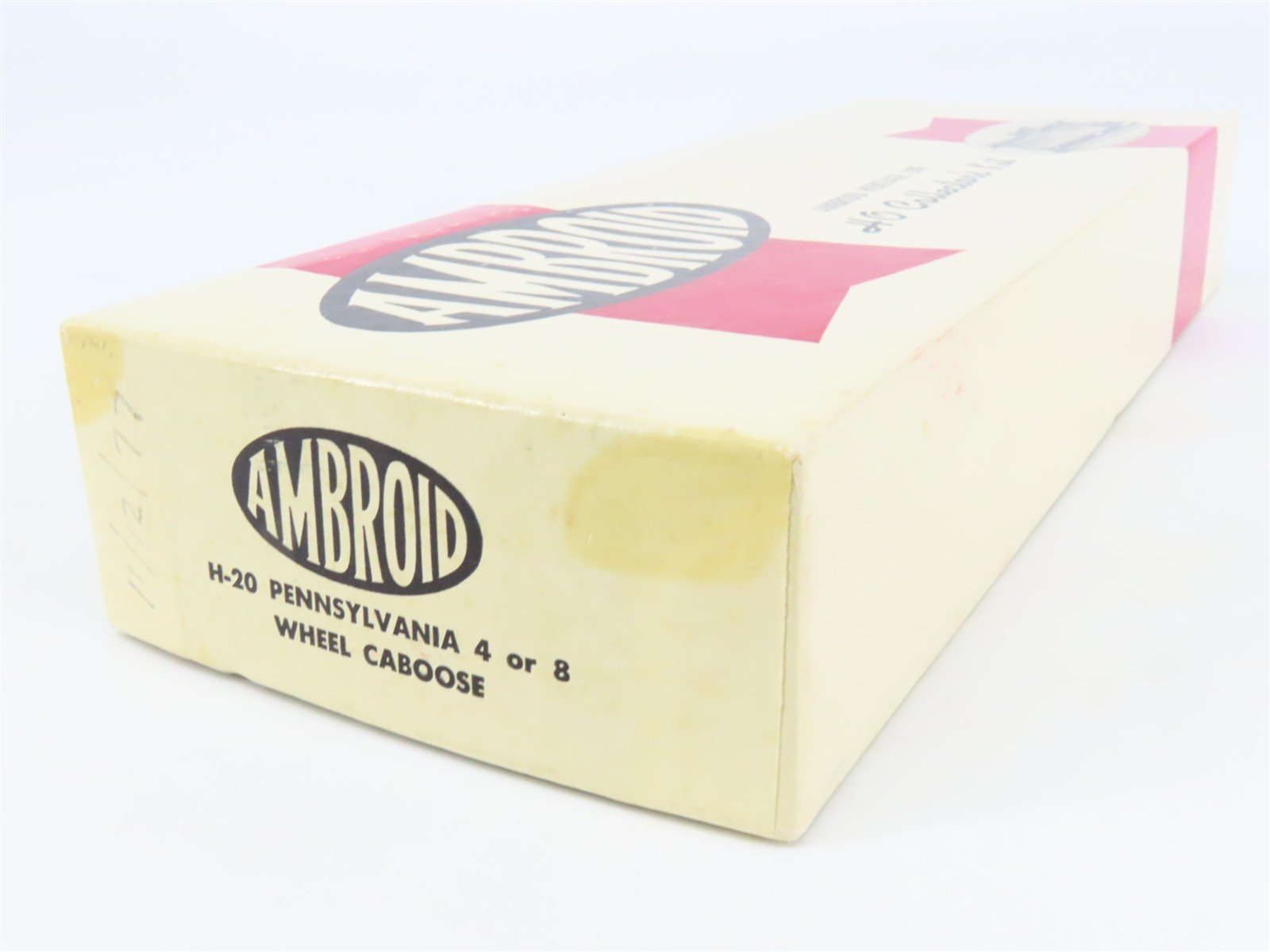HO Scale Ambroid Kit H-20 PRR Pennsylvania Railroad 4 or 8 Wheel Caboose